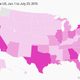 Image for article titled All 204 mass shootings so far this year in America, mapped